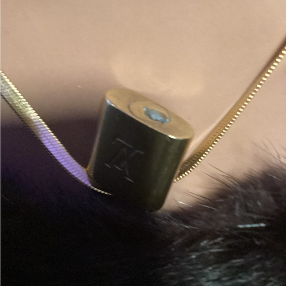 Authentic LV lock #302 and 18K Gold Titanium Stainless Steel Flat Chain … - Picture 4 of 7